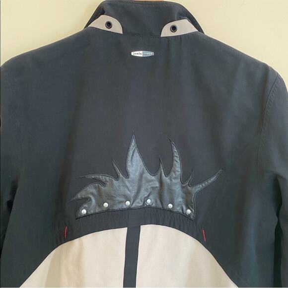 Jamie Sadock jacket women's size small black cream colorblock zip golf - Picture 9 of 15